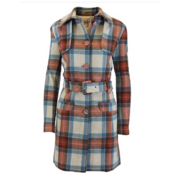 Jackets & Blazers - 🔸🎉HP🔸NWT Women’s Wool Plaid Trenchcoat